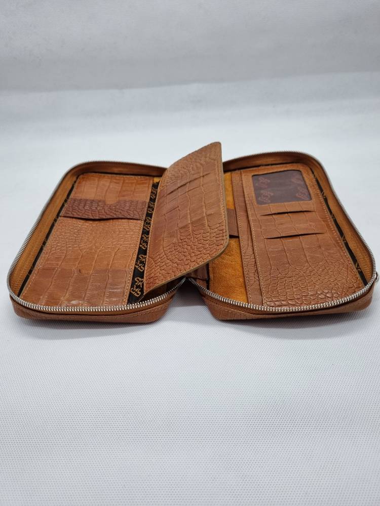 کیف دستی و دوشی رمز دار چرم طبیعی مدل کاوه (1002)