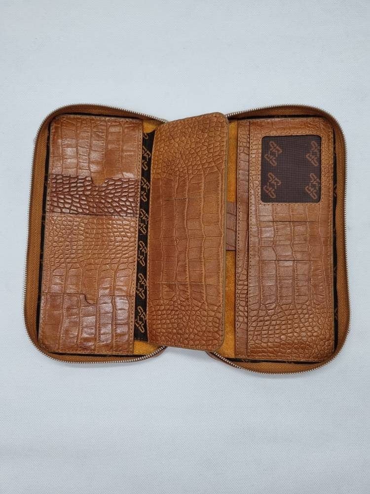 کیف دستی و دوشی رمز دار چرم طبیعی مدل کاوه (1002)