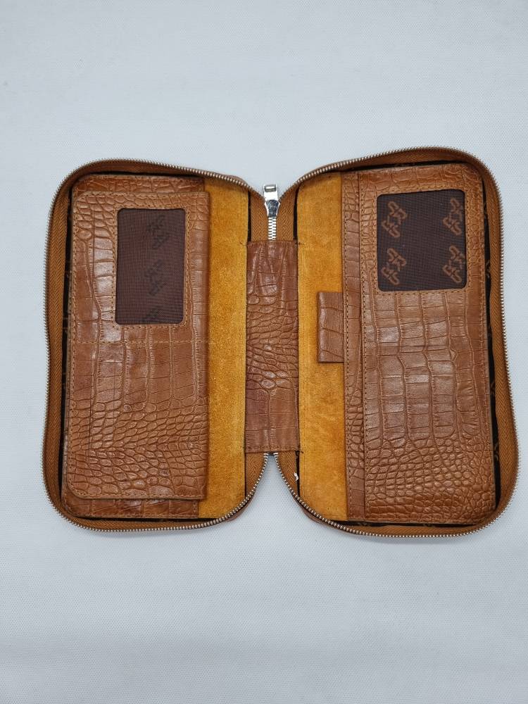 کیف دستی و دوشی رمز دار چرم طبیعی مدل کاوه (1002)